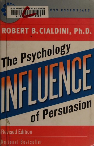 Influence, Robert Cialdini